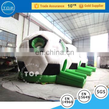 TOPINFLATABLES bouncer, football bouncy house, inflatable castle