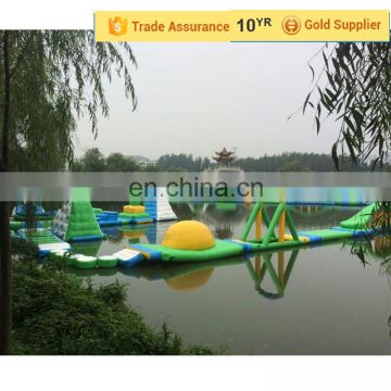 commercial inflatable floating water park, inflatable water equipment, water park slides for sale