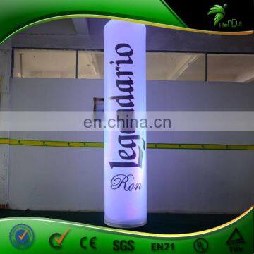 Custom Inflatable Led Totem , Advertising 3m High Inflatable Lighting Changing Tube photo-5