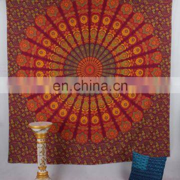 Indian Bohemian Mandala Tapestry, Hippie Wall Hanging, Tapestry, Gypsy Bed Cover, Wall Hanging, Queen Bed Sheet Ethnic