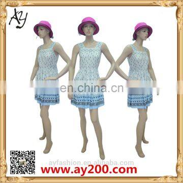 Wholesale New Model Girl Short Frock Mini Dress Sleevesless Summer Dress