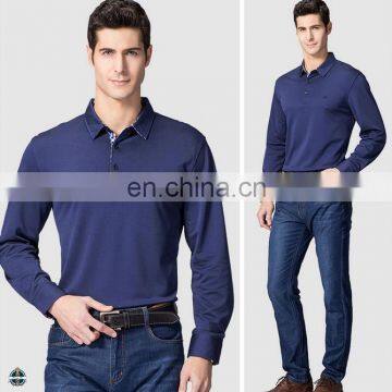 T-MT515 Button Up Cuffs Cotton Polo Shirt High Quality Mens Apparel China