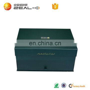 10% Discount Big Size for Multi Design Drawer and Magnet Box For Cup Set Packing With Dark Green Color