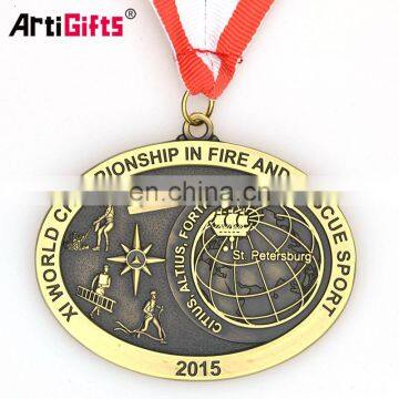 Design Your Own 3d Miraculous Plastic Antique Gold Silver Bronze Blank Catholic Medal