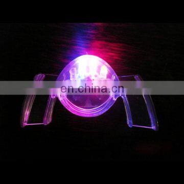 led flashing mouth teeth/Scare lighted teeth toys/rubber flashing teeth