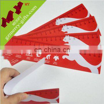 Various sizes & shapes pvc plastic ruler for sale