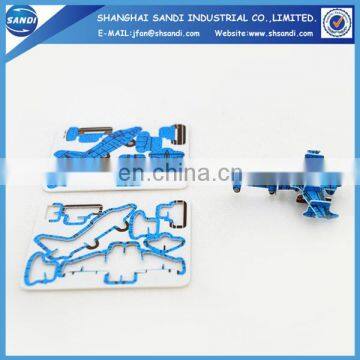 Promotional plastic plane custom 3d puzzle