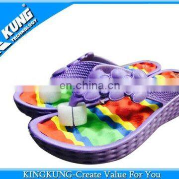 cute slippers for girls with PVC airblowing material