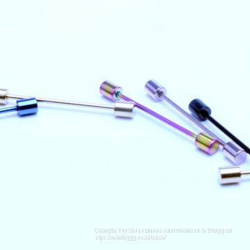 Brief Introduction of New Body Piercing Foreign Trade Jewelry Ear Scraping Titanium Steel Earphone Wholesale Factory photo-2