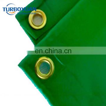 UV protection reinforced woven fabric tarp rolls / green plastic polytarps heavy duty 90gsm PE tarpaulin