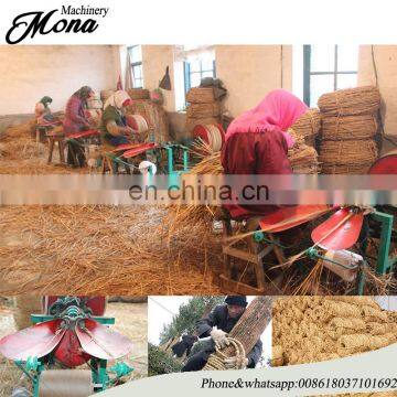 China best quality rice straw rope making machine