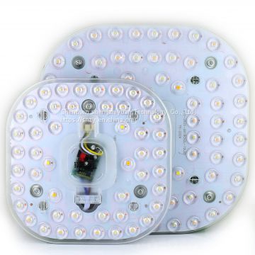 Led Panel Lights 24W 36W 220V Ultra-thin 3 mode two-color Emitting Magnet adsorption Mounted Ceiling optical lens Lamp Board