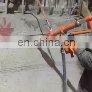 Pneumatic hand-push concrete scabbler concrete road scabbling machine for sale