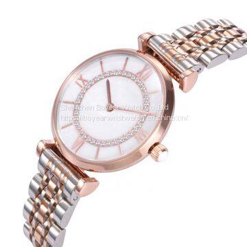 2019 Japan Quartz Analog Timepieces Stainless Steel Luxury Women Lady Watches Jewelry Wrist Watch photo-2