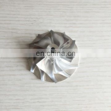 RHB5 45.50/65.00mm 6+6 blades turbo Billet/aluminum 2618/milling compressor wheel for VF10 Upgrade