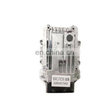 0281017342 EDC17C55 Original New engine Computer Board ECU for Quan Chai