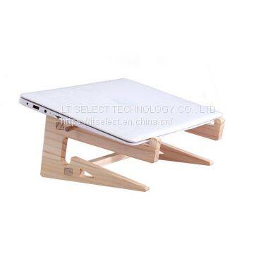 wooden laptop stand mutable use