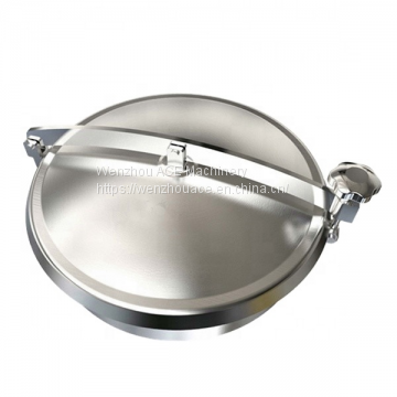 Stainless Steel Upper Seal Normal Pressure Round  Tank Hatch Cover Circular Manway