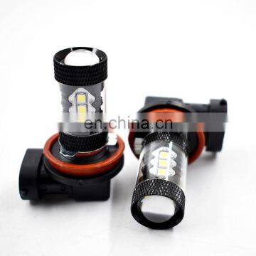 2x 7000K H8 H11 80W High LED Bulbs Car Fog DRL Driving Light 1920LM  Cool White US