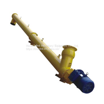 Inclined Tubular Silo Ash Cement Auger Screw Conveyor Concrete Conveyor