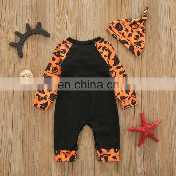 Baby Hoodie Romper And Hat Long Sleeve Bodysuit Halloween Baby Clothes photo-3