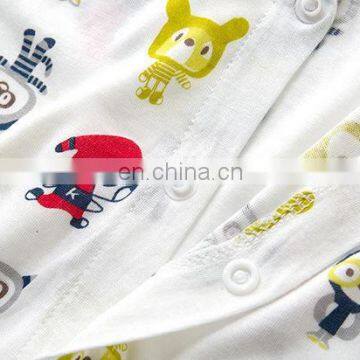 2018 Fashion Organic Baby Body Suit Children's Short Sleeve Toddlers Rompers photo-4