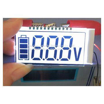 LCD segment code screen