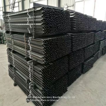 PVC Coated Steel Black Iron Tar T Fence Post for Livestock Farm & Industrial