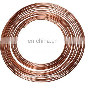 6mm Soft Annealed Copper pancake coil tube 10200 for Refrigeration