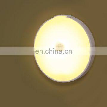Manufacturer 20mm Round Battery Powered Wireless PIR Mini Indoor Night Light With Motion Sensor photo-3