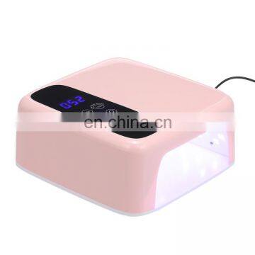 72W Wireless cordless 36LEDs Rechargeable Smart 2.0 Professional LED UV Nail Lamp Led Nail Light Nail Dryer UV Lamp