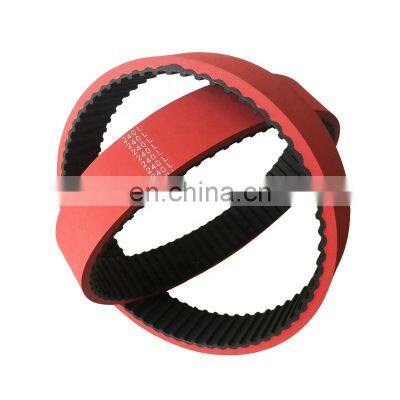 240L truly endless timing belt with red rubber coated