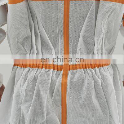 Anti Static Tape Coverall With Hood Disposable Safety Workwear CAT III photo-4