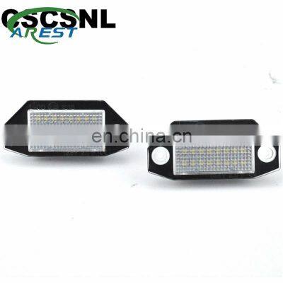 Carest 2 Pcs Error Free 18LED License Plate Lights For Ford Mondeo MK3 2000 2001 2002 2003 2004 2005 2006 2007 Car Styling