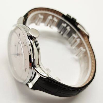 Stainless Steel Mechanical Watches Man Fahion Genuine Leather Automatic Watch photo-4