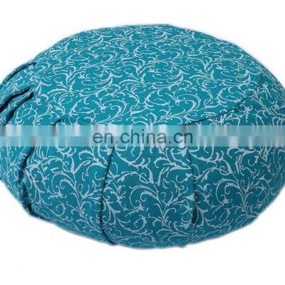 Private label used multi colored zafu yoga meditation pillow Indian supplier