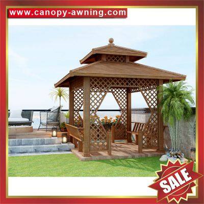 Outdoor Park Garden Aluminum Alu Circular Rounded Shape Roof Gazebo Pavilion Canopy Awning Shelter for Sale photo-5
