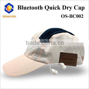 New style OEM bluetooth cap Bluetooth quick dry cap baseball cap