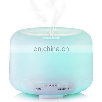 2021 Big Capacity Cool Mist 500ml Transparent Ultrasonic Humidifier Aroma Diffuser