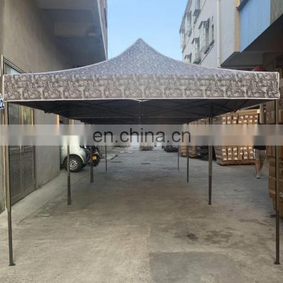 Hot selling trade show custom printing armygreen car garage folding event tent