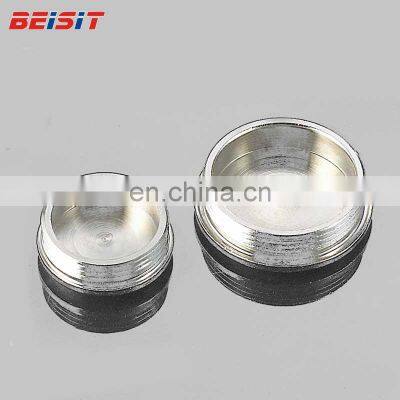 High Quality Nickel Plated Brass Metal Screw Hole Vent Plug Stop with O-ring