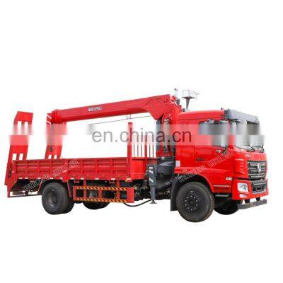 Brand new truck mounted crane with cargo body with ce certification