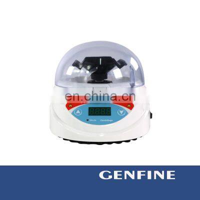 Lab Low Noise Mini Centrifuge Time And Speed Set Centrifuge 