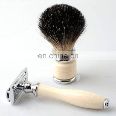 Best Barber Shop de China Mens Chrome Shaving Foshan Kinghood Safety Shaving Reusable Metal Double Edge Razor photo-4