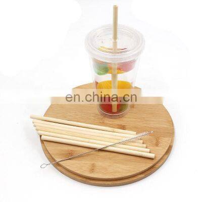 100% Natural Bamboo Reusable Drinking Straw Can be Used for Hot/Cold Beverage