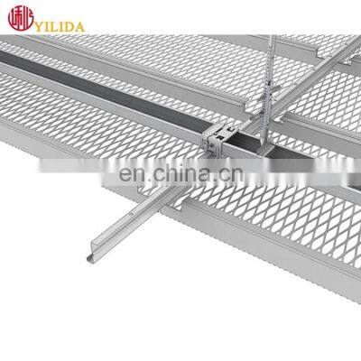 Aluminum expanded metal wire mesh fireproof ceiling