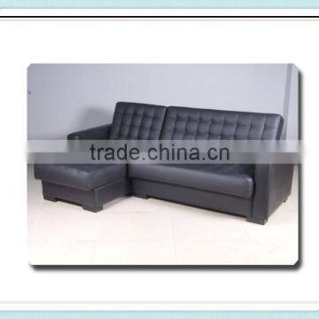 Chesterfield Leather Sectional Corner Sofa Bed