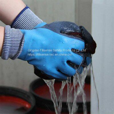 Cold Weather Best 15G Nylon Acrylic Terry Lining Latex Double Coated Insulated Waterproof Mechanics Gloves