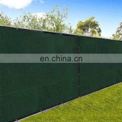 For USA 2022 Hot Selling 185gsm Dark Green Windproof Windbreak Nets for Tennis Playground Privacy Protection