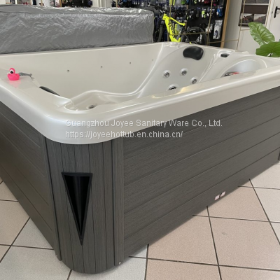 JOYEE Special White Pearlescent Acrylic Small Size Whirlpool Spa Hot Tub